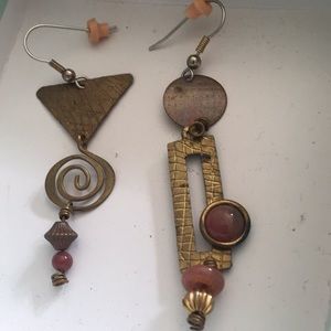Unique pair of earrings